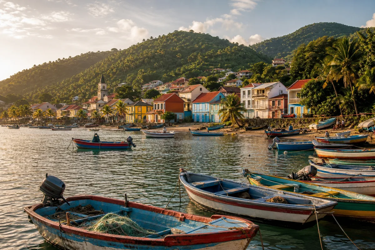 Où dormir aux Saintes : comparatif par île entre gîte, bungalow, chambre d'hôtes et petit hôtel, avec accès, calme et contraintes de la vie insulaire.